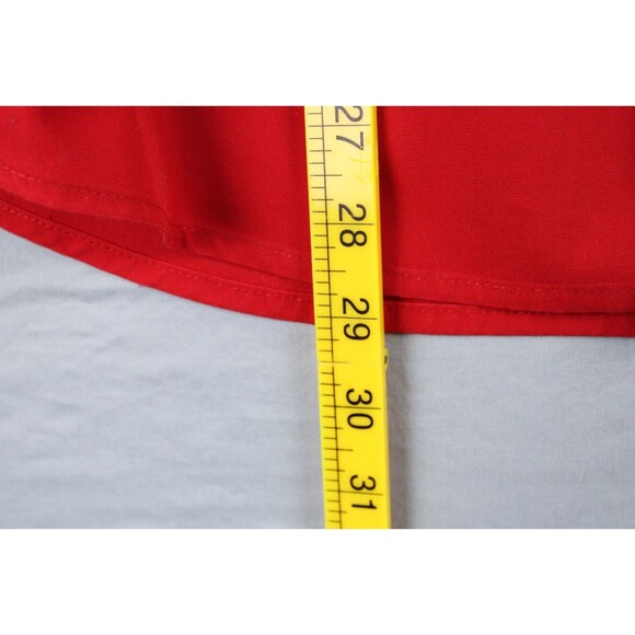 Cafe Pilon Extreme Espresso Coffee Button Shirt Red Size Medium Promo Employee - Picture 11 of 16